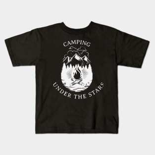 Camping under the stars Kids T-Shirt